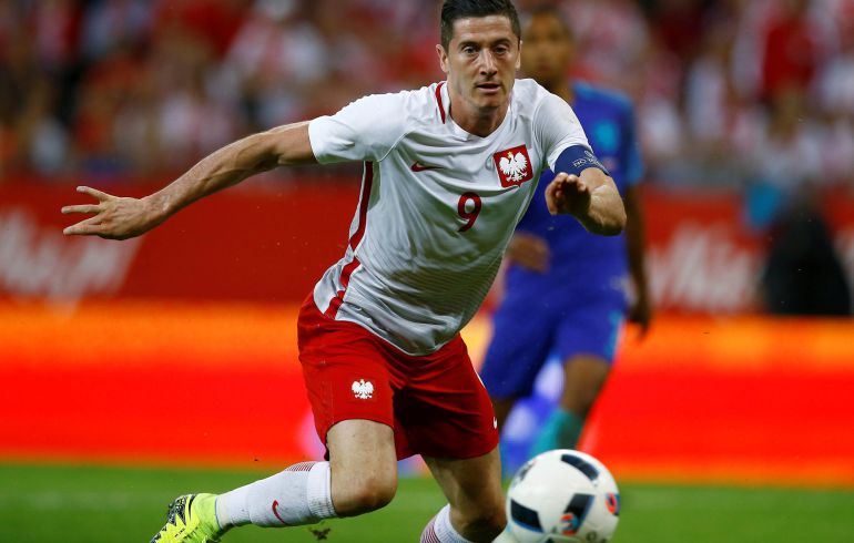 El polaco del Bayern Robert Lewandowski. El polaco del Bayern Robert Lewandowski.