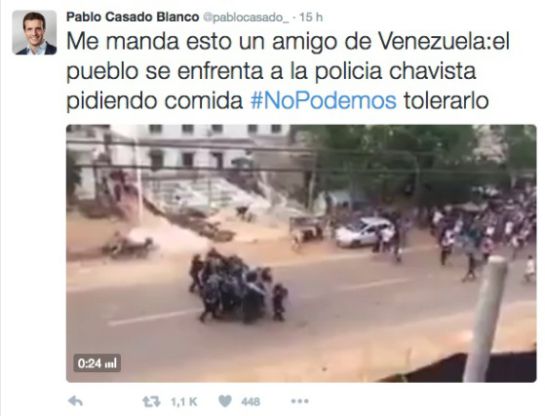 Pablo Casado usa imágenes del Congo para criticar a Podemos por Venezuela Pablo Casado usa imágenes del Congo para criticar a Podemos por Venezuela