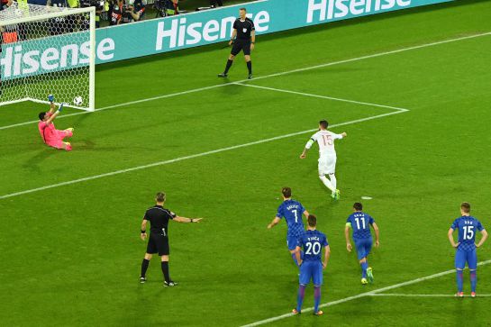 Ramos falló un penalti con 1-1 en el marcador. Ramos falló un penalti con 1-1 en el marcador.
