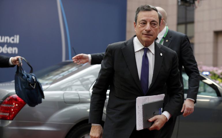 El presidente del Banco Central Europeo, Mario Draghi El presidente del Banco Central Europeo, Mario Draghi