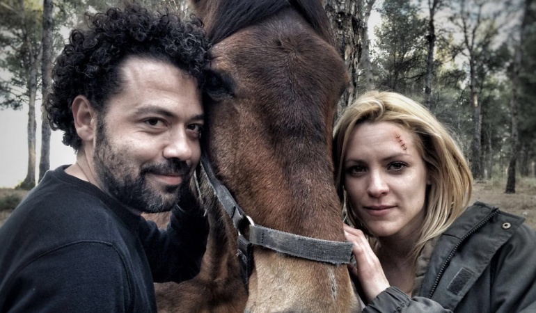 Jesús Colmenar y Maggie Civantos en el rodaje de 'Vis a vis' Jesús Colmenar y Maggie Civantos en el rodaje de 'Vis a vis'