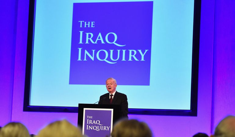 Sir John Chilcot presentá el informe 'The Iraq Inquiry Report' sobre la actuación del Reino Unido en la Guerra de Irak. Sir John Chilcot presentá el informe 'The Iraq Inquiry Report' sobre la actuación del Reino Unido en la Guerra de Irak.