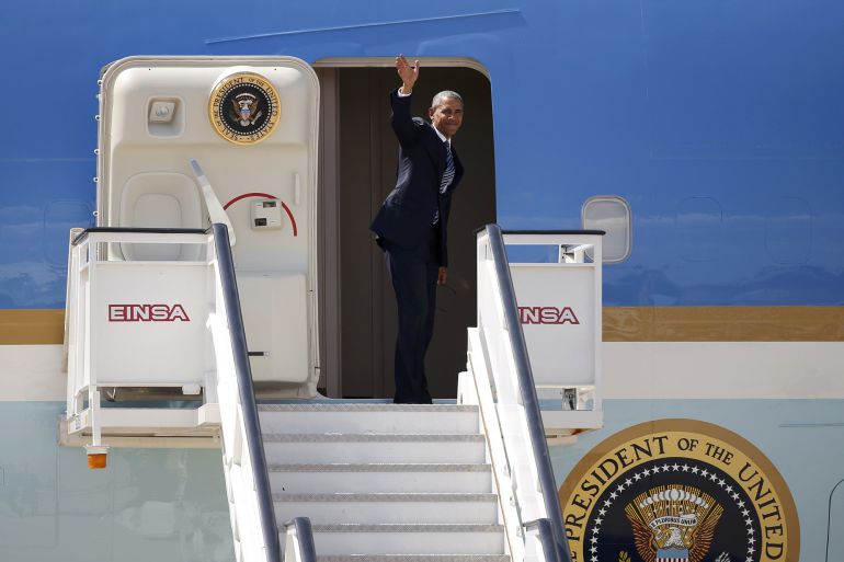 El presidente de EEUU, Barack Obama, durante su visita oficial a España. El presidente de EEUU, Barack Obama, durante su visita oficial a España.