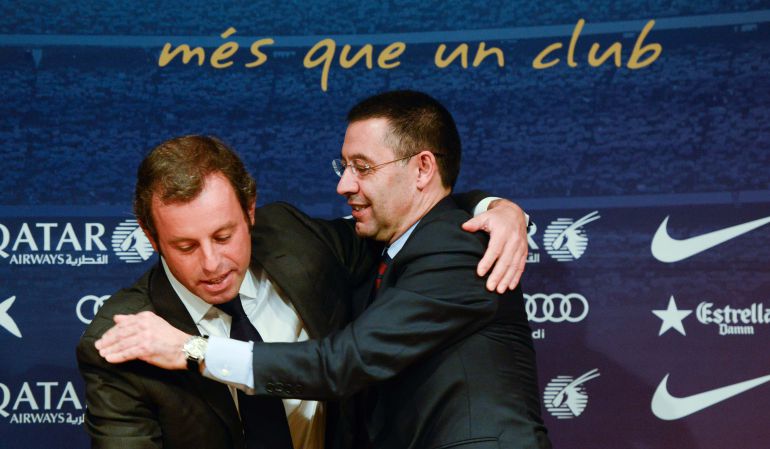 Sandro Rosell y Josep Maria Bartomeu. Sandro Rosell y Josep Maria Bartomeu.