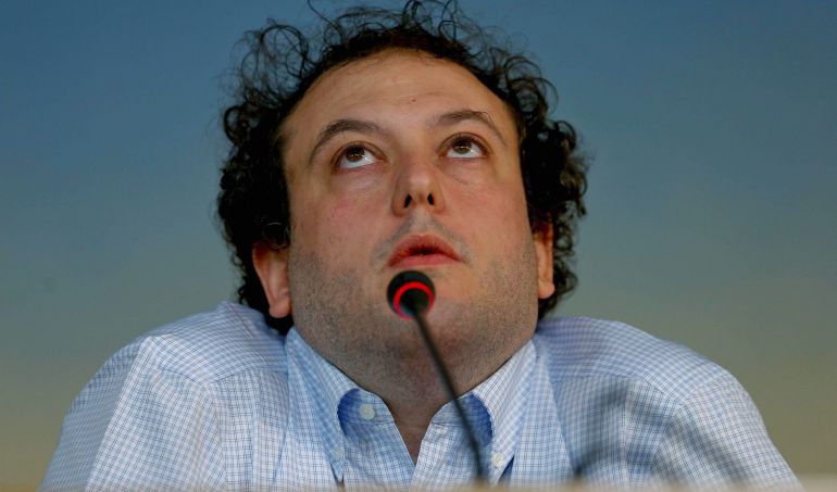 Guillermo Zapata durante una rueda de prensa Guillermo Zapata durante una rueda de prensa