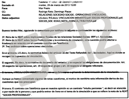 AVISO A NAVEGANTES. Los abogados avisan a Rodrigo Rato de que si factura a través de una empresa, como hizo, puede tener problemas con la Agencia Tributaria. AVISO A NAVEGANTES. Los abogados avisan a Rodrigo Rato de que si factura a través de una empresa, como hizo, puede tener problemas con la Agencia Tributaria.