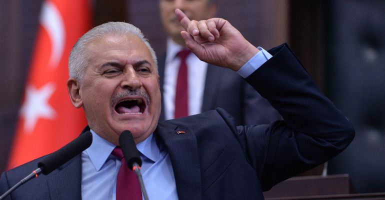 El primer ministro turco, Binali Yildirim. El primer ministro turco, Binali Yildirim.