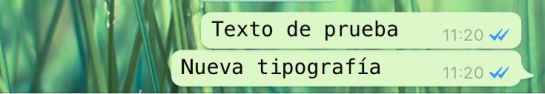 Esta es la forma de la nueva tipografía. Esta es la forma de la nueva tipografía.