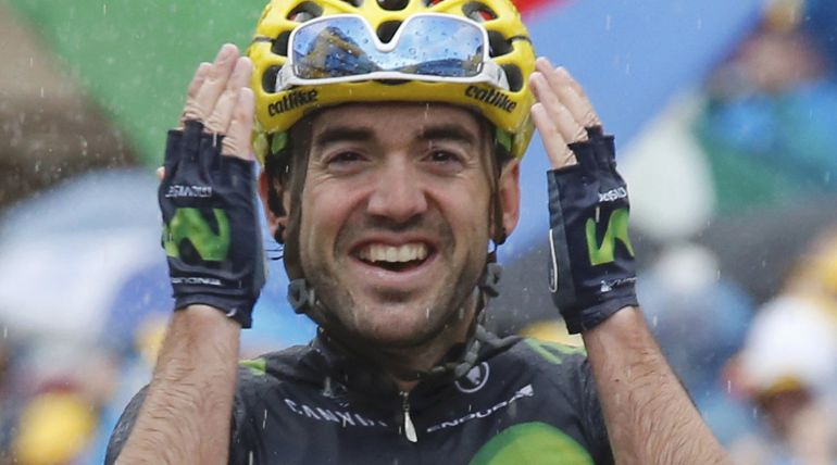 Izagirre, feliz tras la victoria Izagirre, feliz tras la victoria
