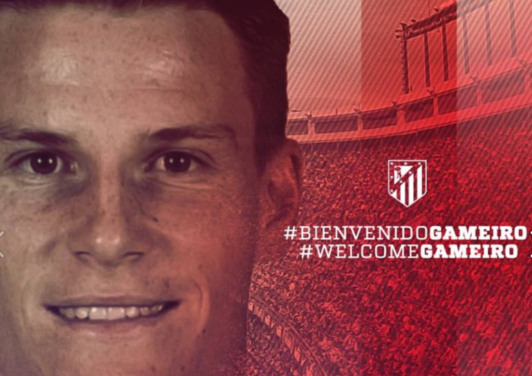 Gameiro lucirá la elástica rojiblanca durante las próximas cuatro temporadas. Gameiro lucirá la elástica rojiblanca durante las próximas cuatro temporadas.