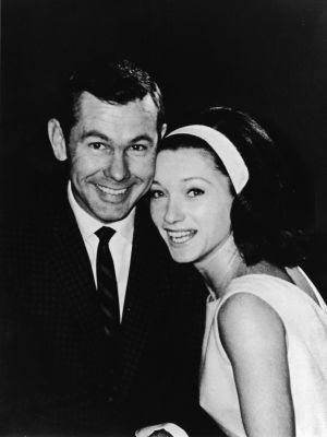 Joanne Carson, con su exmarido, el presentador de 'Tonight Show', Johnny Carson Joanne Carson, con su exmarido, el presentador de 'Tonight Show', Johnny Carson