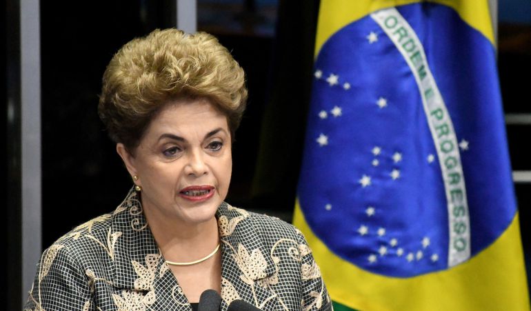 La presidenta suspendida de Brasil, Dilma Rousseff, presenta sus alegatos finales en el proceso que enfrenta en el Senado La presidenta suspendida de Brasil, Dilma Rousseff, presenta sus alegatos finales en el proceso que enfrenta en el Senado