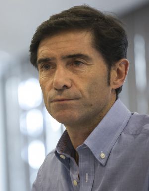 Marcelino, pensativo en rueda de prensa Marcelino, pensativo en rueda de prensa