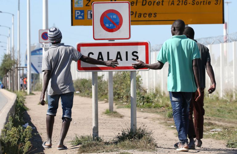 Quieren construir un muro para tratar de impedir que los refugiados entren en Reino Unido Quieren construir un muro para tratar de impedir que los refugiados entren en Reino Unido
