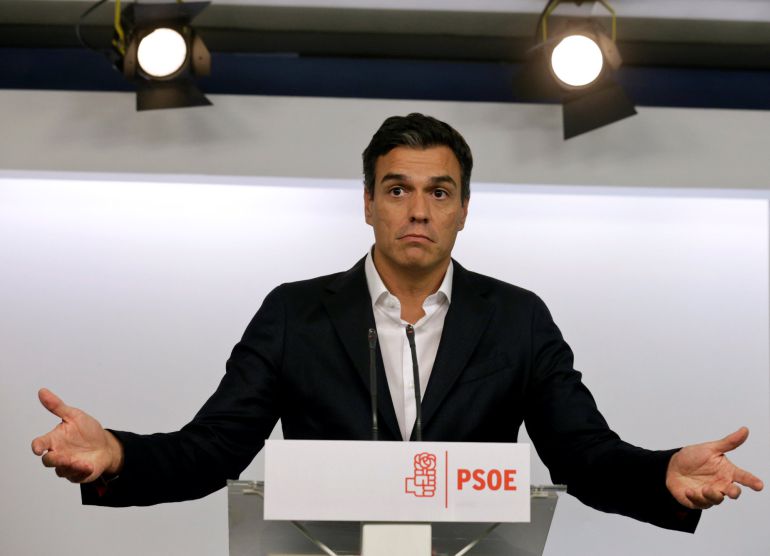 El líder del PSOE, Pedro Sánchez, quiere intentar un pacto con Podemos y Ciudadanos El líder del PSOE, Pedro Sánchez, quiere intentar un pacto con Podemos y Ciudadanos