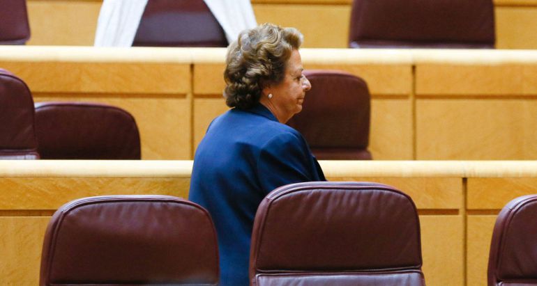 Rita Barberá en el Senado. Rita Barberá en el Senado.