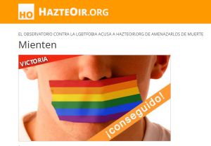 Iniciativa lanzada por Hazte Oír que se titular 'Mienten' Iniciativa lanzada por Hazte Oír que se titular 'Mienten'
