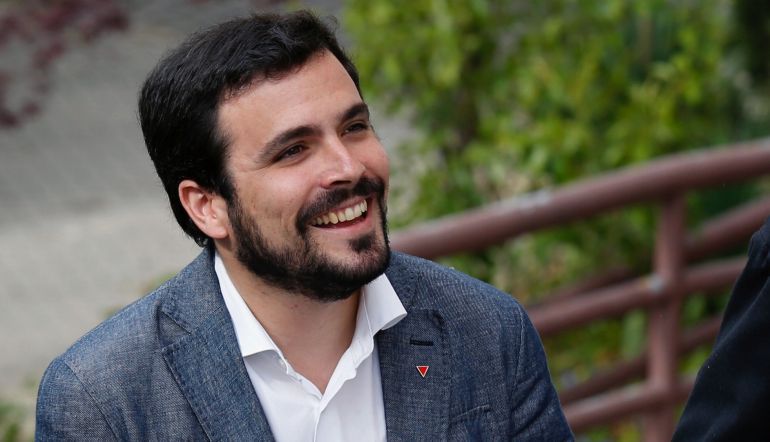 El portavoz de IU, Alberto Garzón