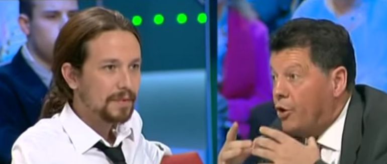 Alfonso Rojo, condenado a pagar 20.000 euros a Pablo Iglesias por llamarle "chorizo", "mangante" y "gilipollas" Alfonso Rojo, condenado a pagar 20.000 euros a Pablo Iglesias por llamarle "chorizo", "mangante" y "gilipollas"