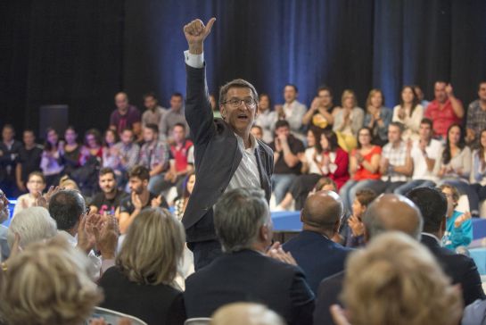 El candidato del PP a la Presidencia de la Xunta, Alberto Núñez Feijóo El candidato del PP a la Presidencia de la Xunta, Alberto Núñez Feijóo