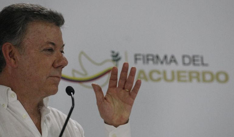 El presidente de Colombia, Juan Manuel Santos. El presidente de Colombia, Juan Manuel Santos.