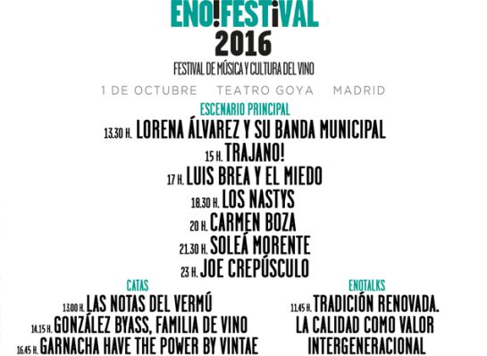 Cartel del Enofestival 2016. Cartel del Enofestival 2016.