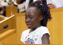 El estremecedor discurso de una niña de 9 años sobre el racismo en Charlotte