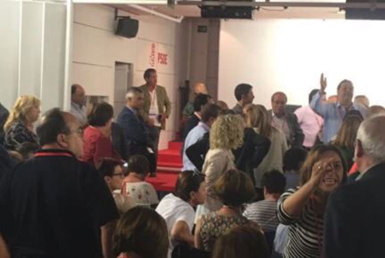 Una instantánea del Comité Federal del PSOE del pasado sábado Una instantánea del Comité Federal del PSOE del pasado sábado