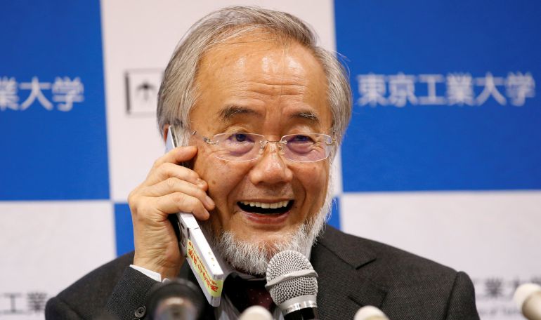 Yoshinori Ohsumi se ha llevado el primer Premio Nobel 2016. Yoshinori Ohsumi se ha llevado el primer Premio Nobel 2016.