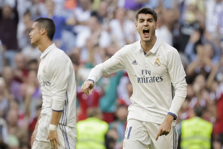 Morata juega menos de lo que esperaba Morata juega menos de lo que esperaba
