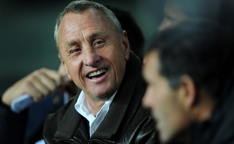 Johan Cruyff, en una imagen de 2009 como seleccionador de Cataluña. Johan Cruyff, en una imagen de 2009 como seleccionador de Cataluña.