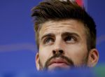 GRA384. TURÍN (ITALIA), 05/10/2016.- El defensa de la selección española de fútbol Gerard Piqué, durante la rueda de prensa de hoy en Turín, previa al segundo partido de clasificación para el Mundial 2018 que el equipo disputa mañana frente a Italia en el Juventus Stadium de la ciudad italiana. EFE/Juanjo Martín