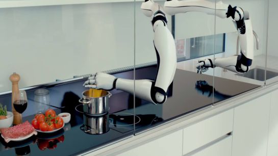 Los brazos robóticos son similares los que emplea la industria del automóvil. Los brazos robóticos son similares los que emplea la industria del automóvil.
