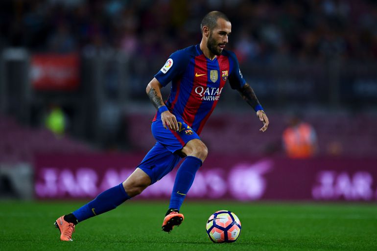 Aleix Vidal, durante un partido con el Barça Aleix Vidal, durante un partido con el Barça