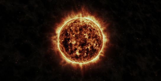 Erupción solar. Erupción solar.