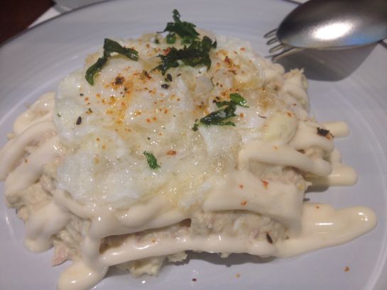 La ensaladilla ocupa un lugar destacado entre las tapas de BiBo. La ensaladilla ocupa un lugar destacado entre las tapas de BiBo.