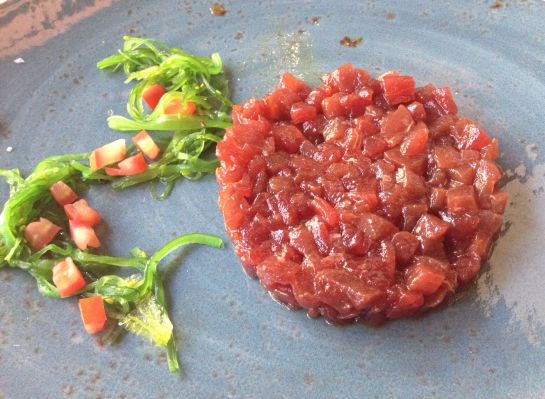Tartar de atún rojo de almadraba. Tartar de atún rojo de almadraba.