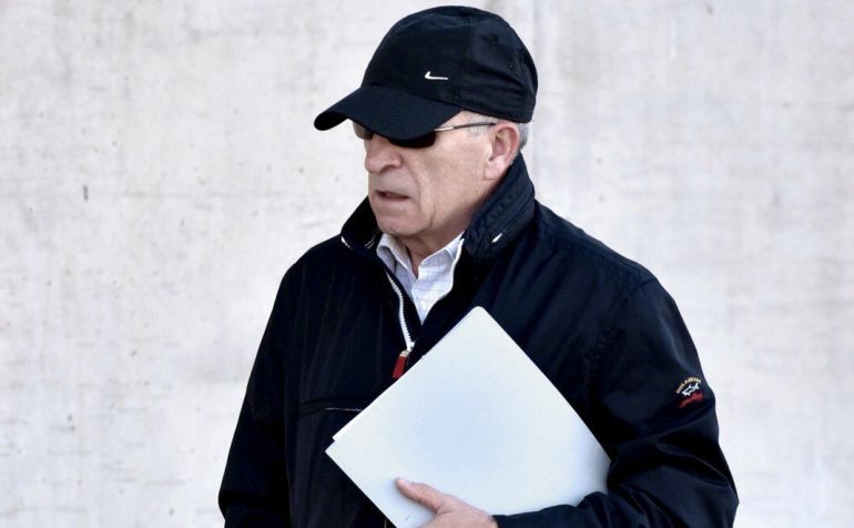 El presunto contable de la trama Gürtel, José Luis Izquierdo, a su llegada a la Audiencia Nacional en San Fernando de Henares El presunto contable de la trama Gürtel, José Luis Izquierdo, a su llegada a la Audiencia Nacional en San Fernando de Henares