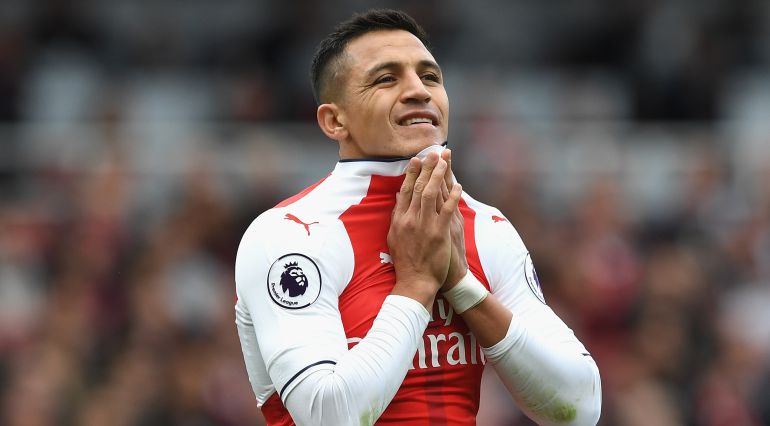 Alexis Sánchez se lamenta durante un partido con el Arsenal Alexis Sánchez se lamenta durante un partido con el Arsenal