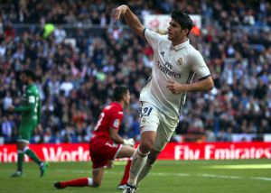 Álvaro Morata celebra su gol. Álvaro Morata celebra su gol.