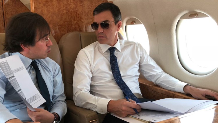 Cachondeo en Twitter con esta foto de Pedro Sánchez