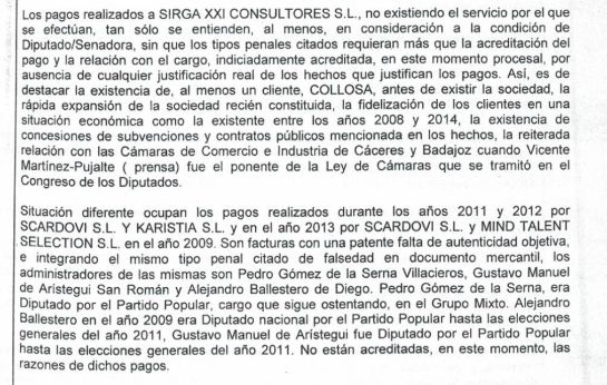 El origen del caso Pujalte: “Creía que eran empresas de empresarios, no políticos” El origen del caso Pujalte: “Creía que eran empresas de empresarios, no políticos”