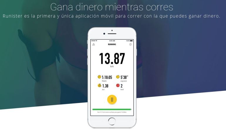 La aplicación que te permite ganar dinero por correr. La aplicación que te permite ganar dinero por correr.