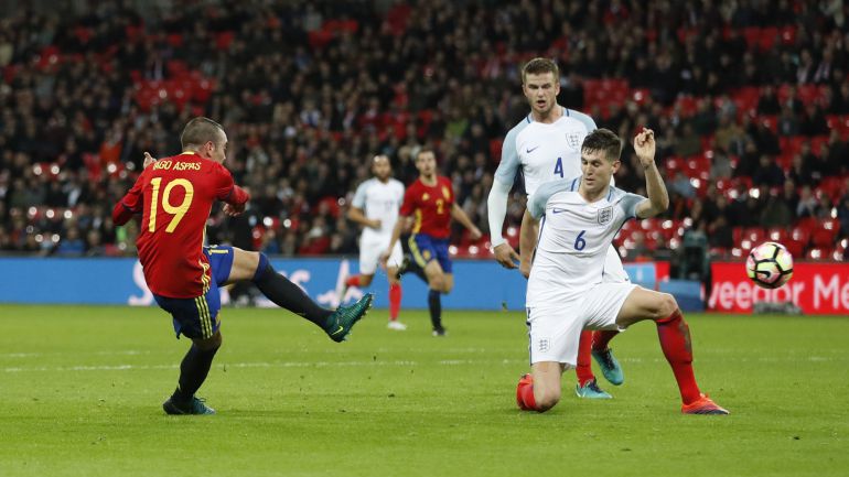 Aspas marcó el mejor gol de un delantero de la selección en mucho tiempo Aspas marcó el mejor gol de un delantero de la selección en mucho tiempo