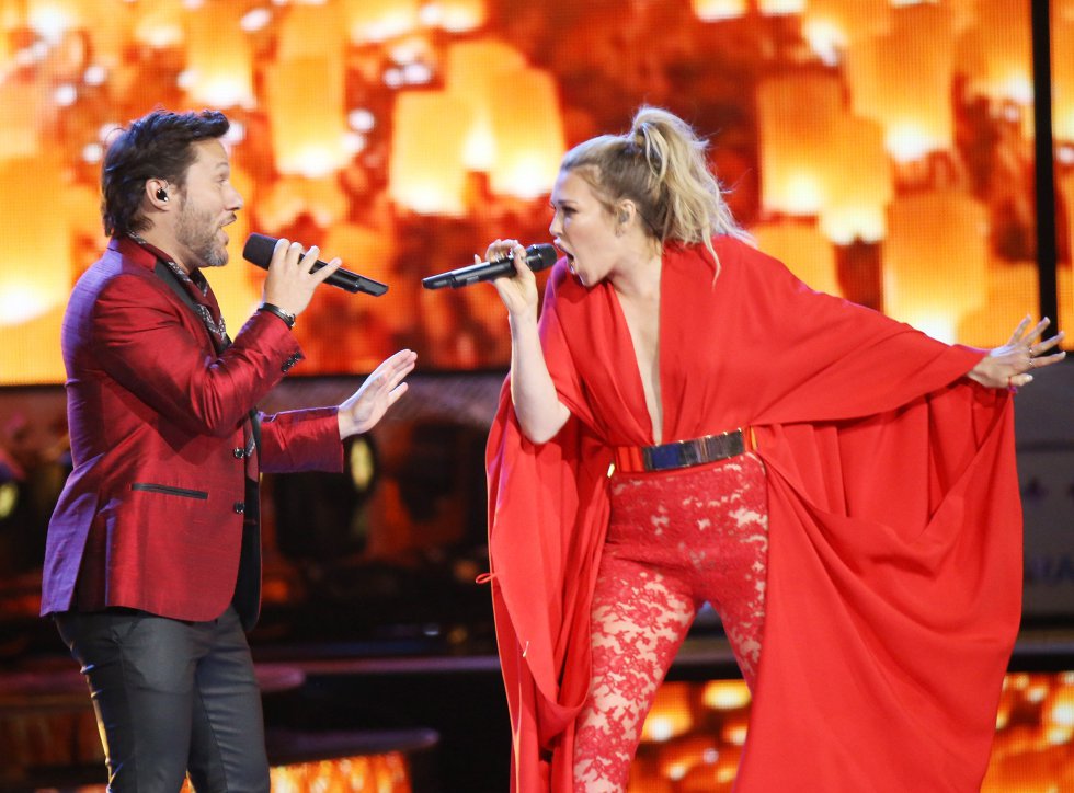 Diego Torres y Rachel Platten. Diego Torres y Rachel Platten.