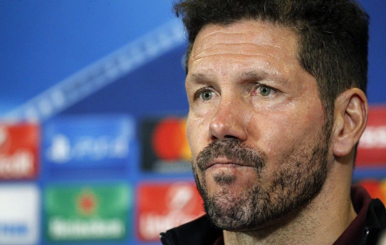 Diego Pablo Simeone compareció ante los medios en la previa del partido frente al PSV Eindhoven. Diego Pablo Simeone compareció ante los medios en la previa del partido frente al PSV Eindhoven.