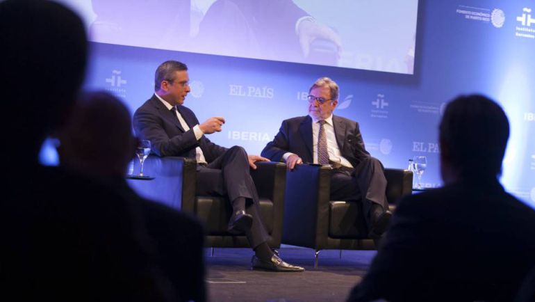 Alejandro García Padilla, gobernador de Puerto Rico, y Juan Luis Cebrián, presidente del Grupo PRISA Alejandro García Padilla, gobernador de Puerto Rico, y Juan Luis Cebrián, presidente del Grupo PRISA