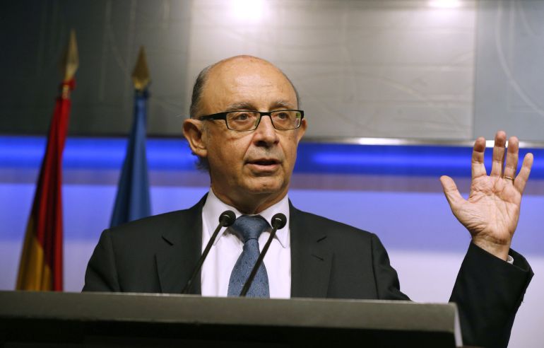 El ministro de Hacienda, Cristóbal Montoro El ministro de Hacienda, Cristóbal Montoro