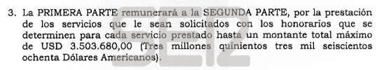 Remuneración acordada en las condiciones del contrato. Remuneración acordada en las condiciones del contrato.