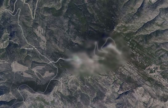 Zona militar de Roses (Girona), en Bing Maps. Zona militar de Roses (Girona), en Bing Maps.